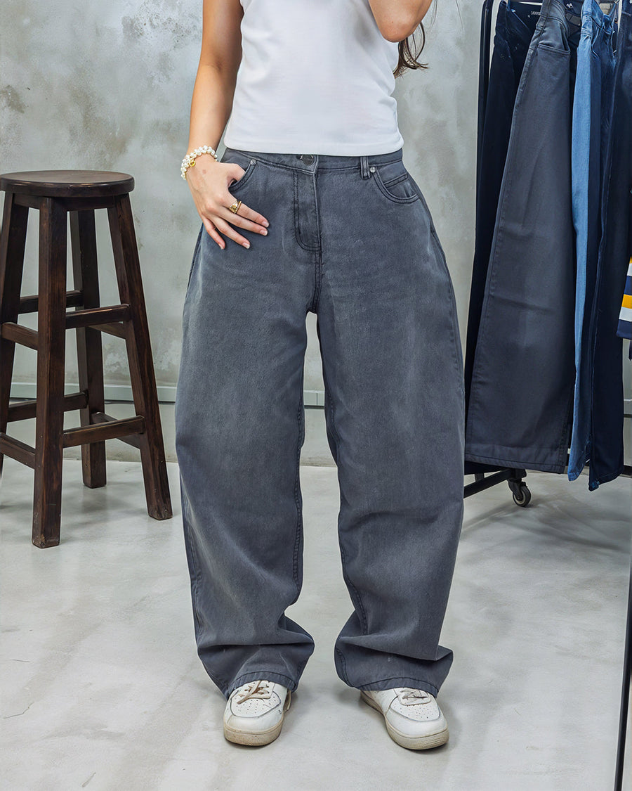 UNISEX Stormy Sky Baggy Denim Jeans